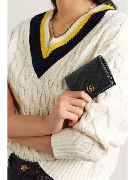 nep gucci portemonnee|GUCCI GG Marmont quilted leather wallet .